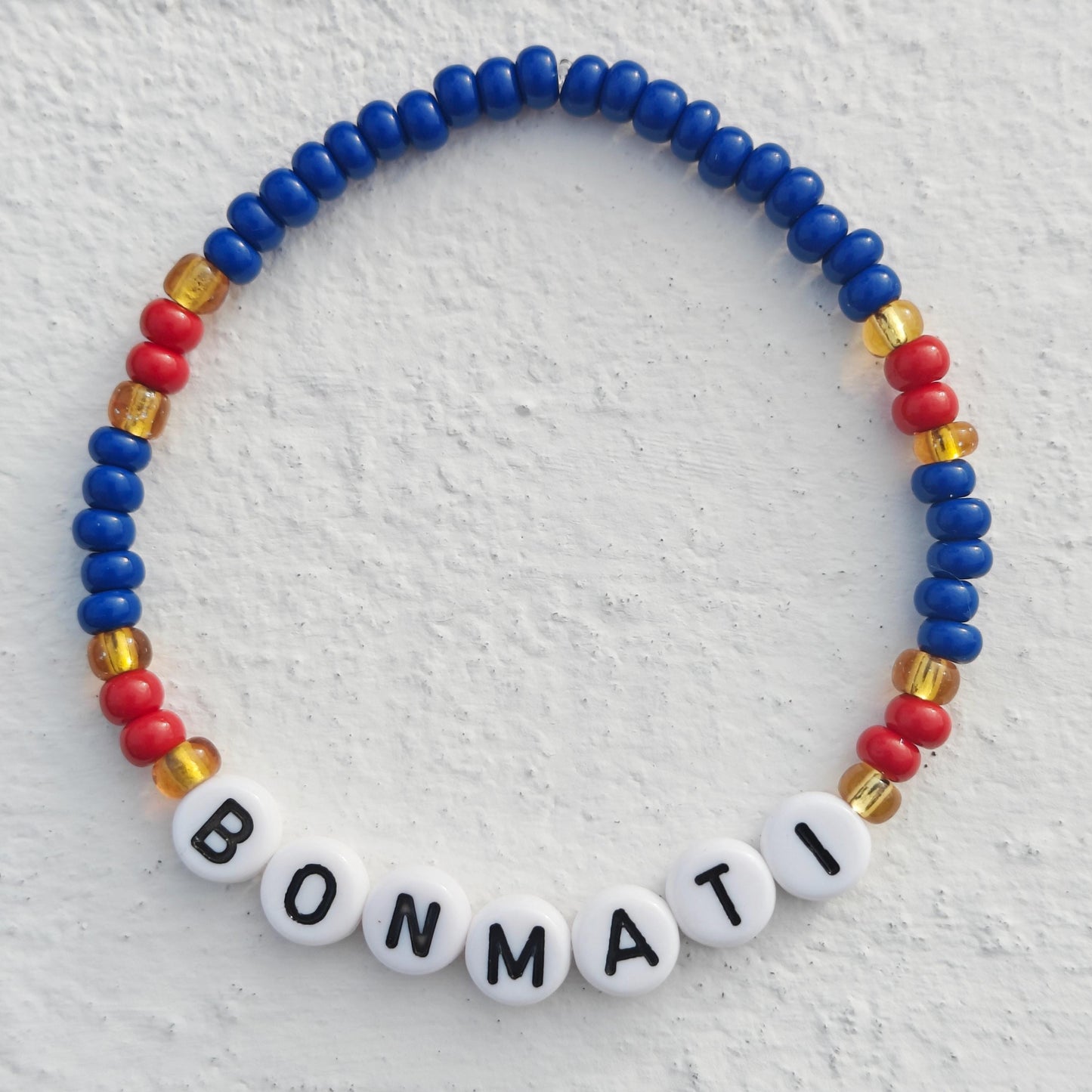FC Barcelona Femení Personalized Bead Bracelet