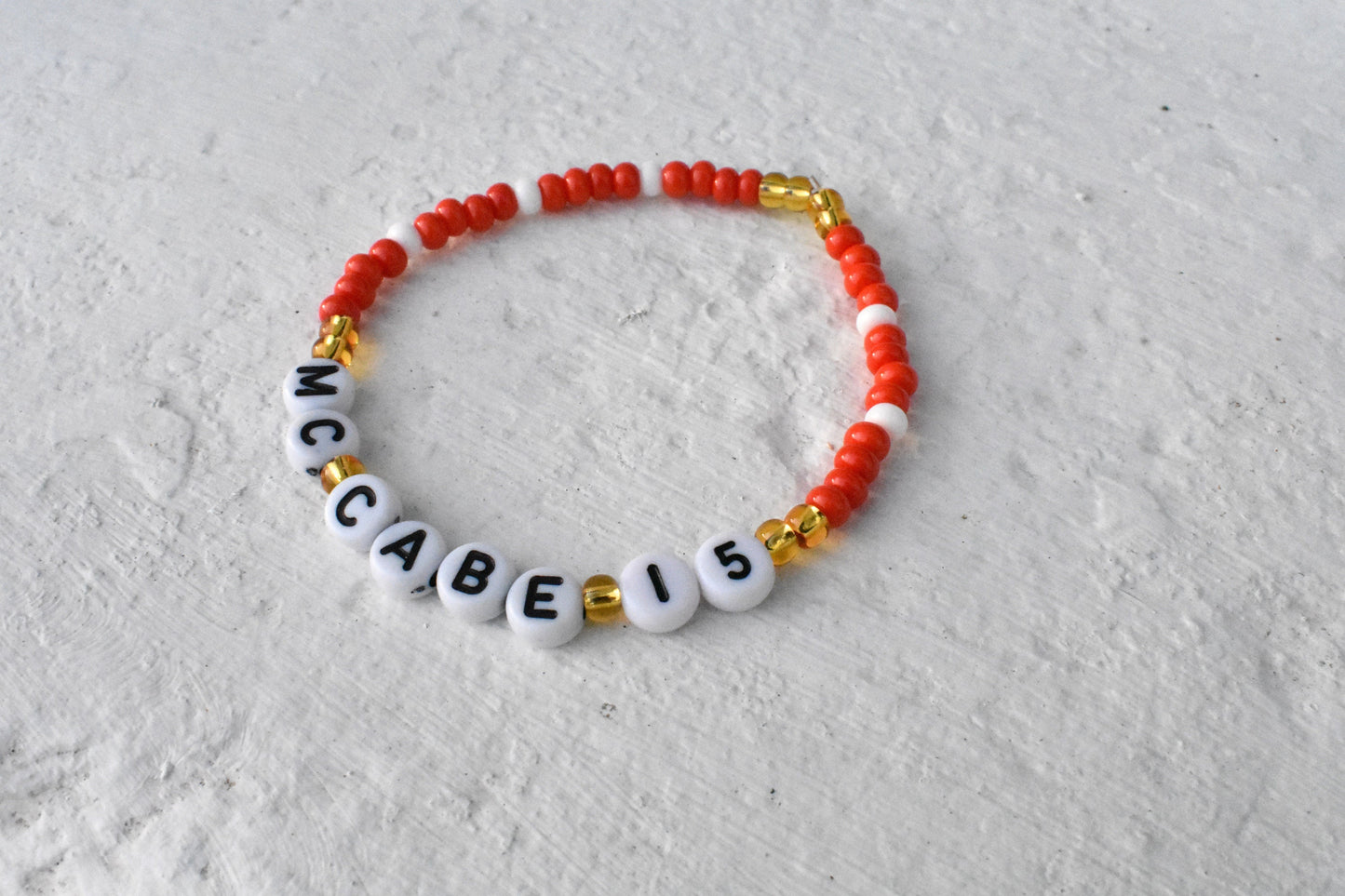 Katie McCabe Arsenal Bead Bracelet