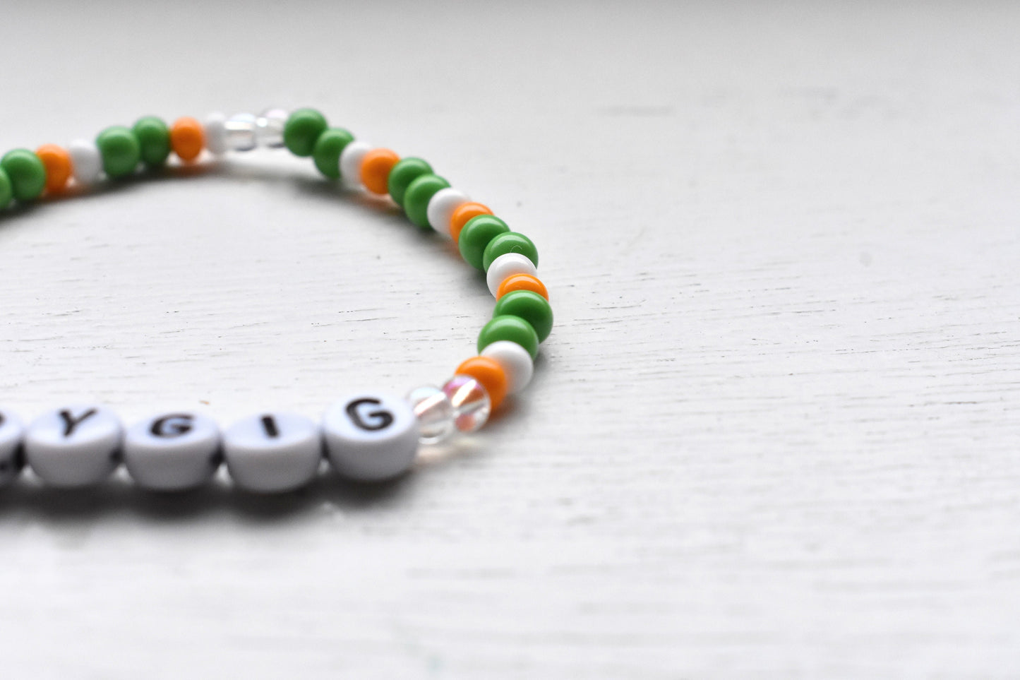 Ireland Colors Womens Soccer COYGIG Bead Bracelet