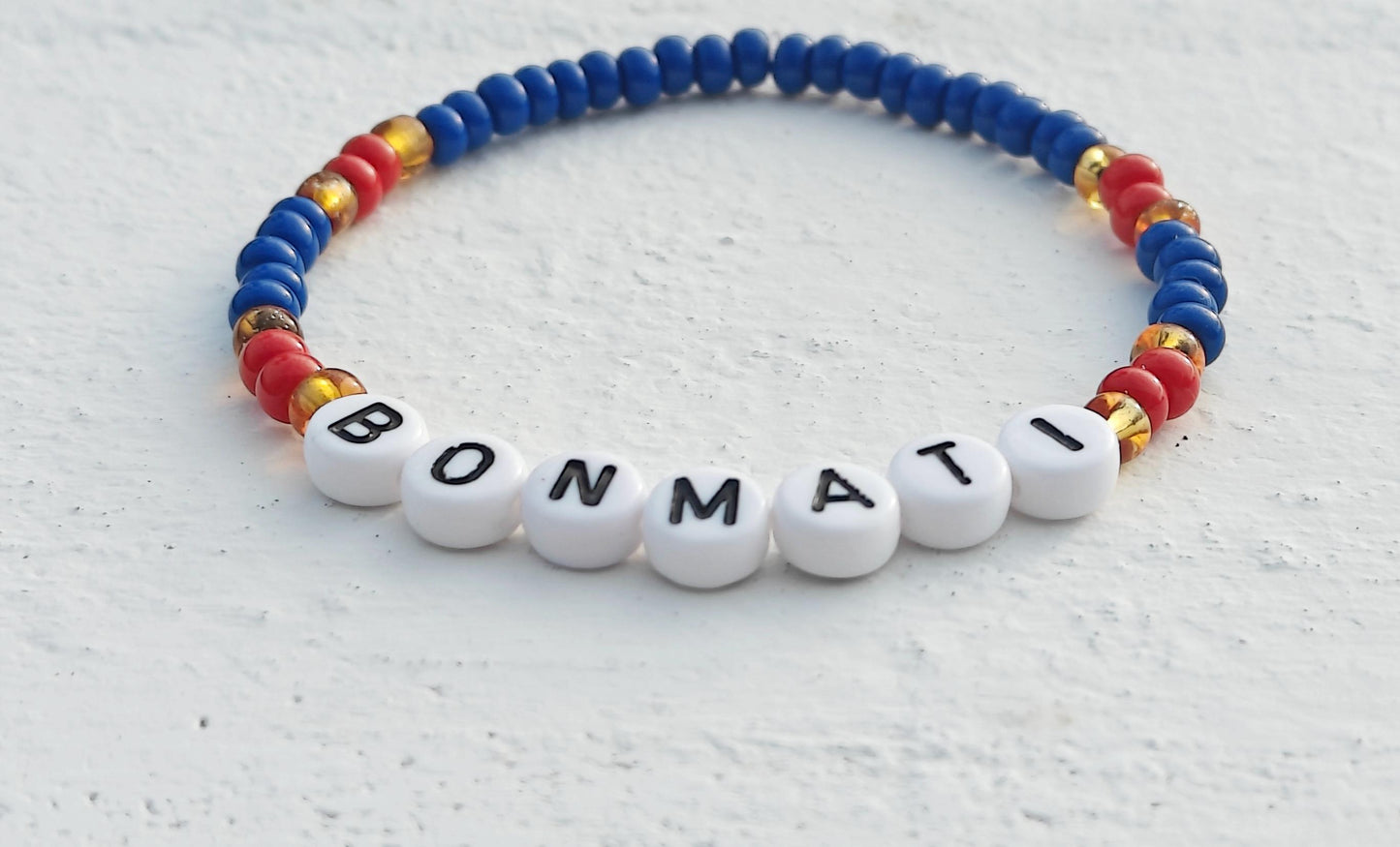 FC Barcelona Femení Personalized Bead Bracelet