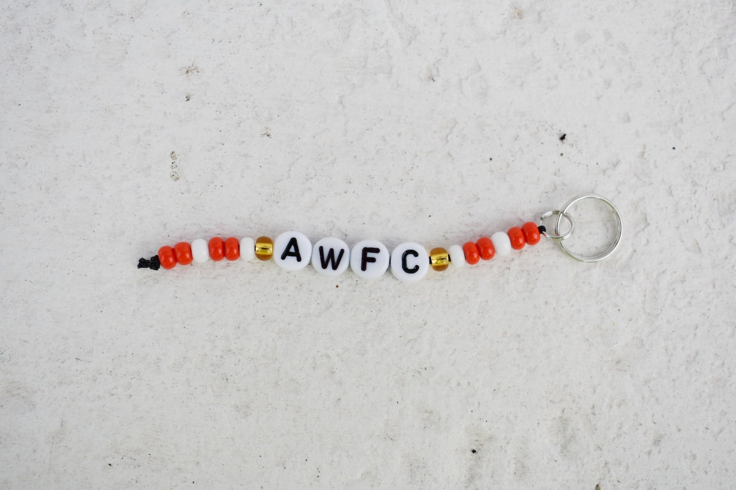 Football team personalised keychain