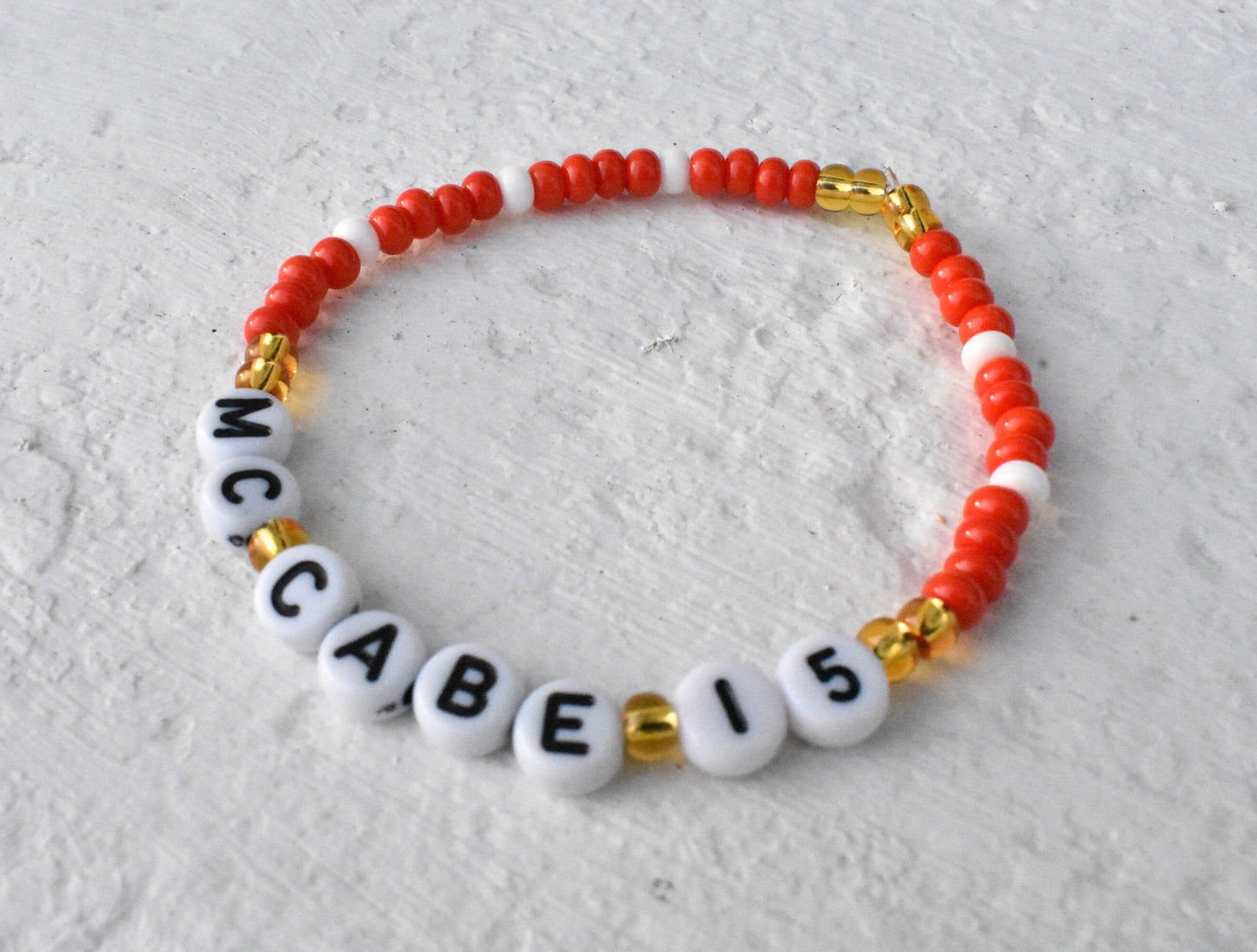 Katie McCabe Arsenal Bead Bracelet