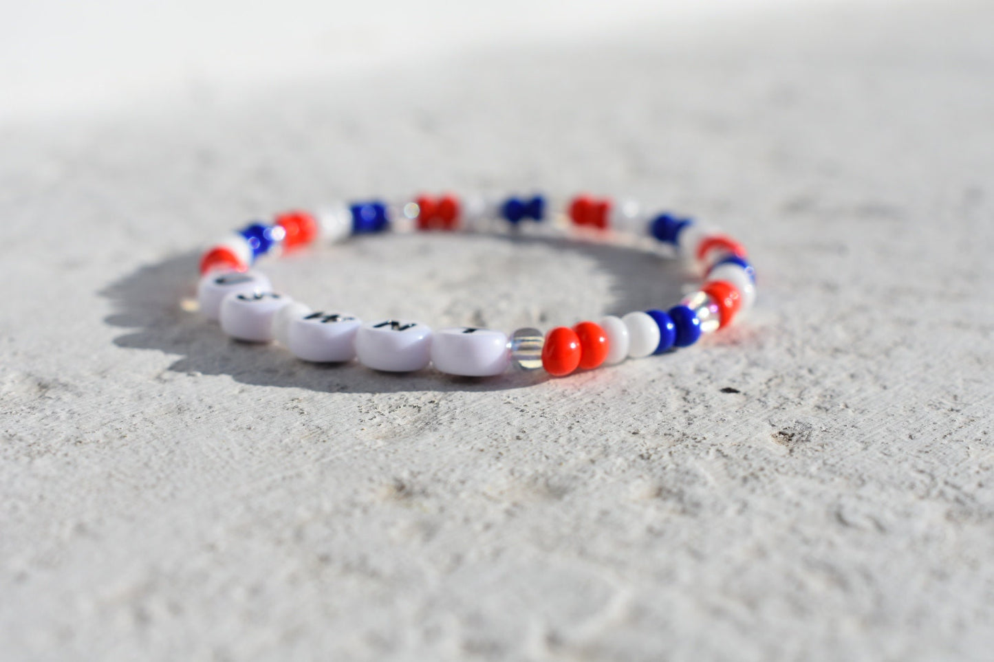 United States Women's National Team (USWNT) bead bracelet