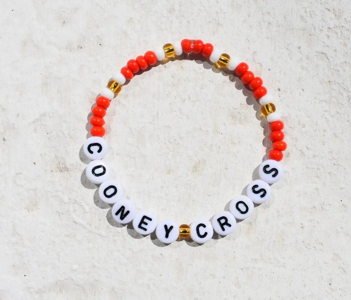 Arsenal player bead bracelet