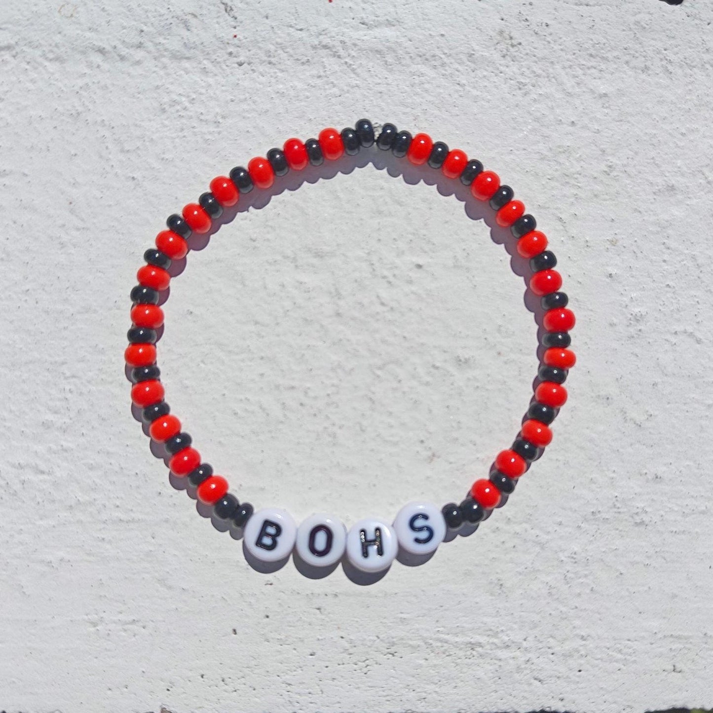 BOHS Bead Bracelet – Handmade Fan Jewellery for Bohemians FC Supporters