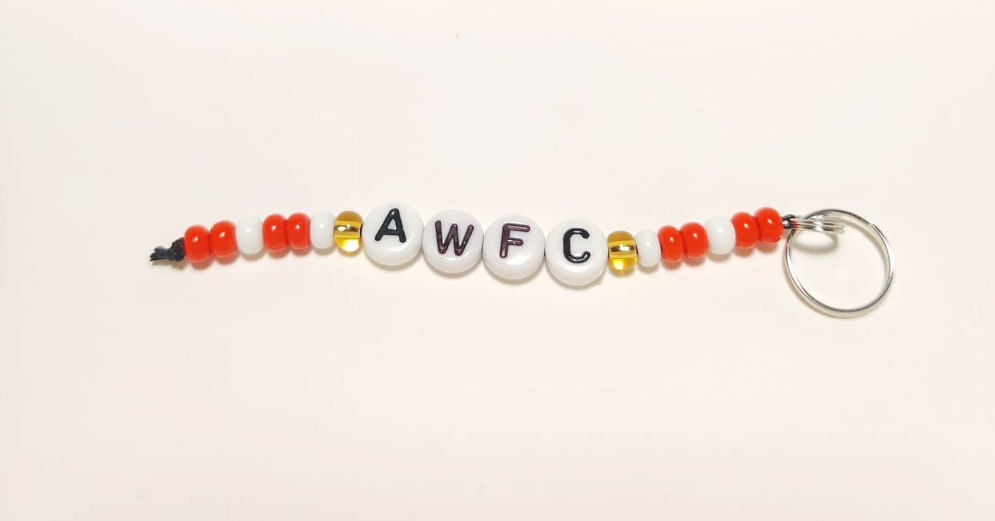 Football team personalised keychain