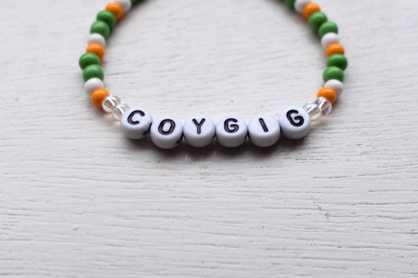 Ireland Colors Womens Soccer COYGIG Bead Bracelet