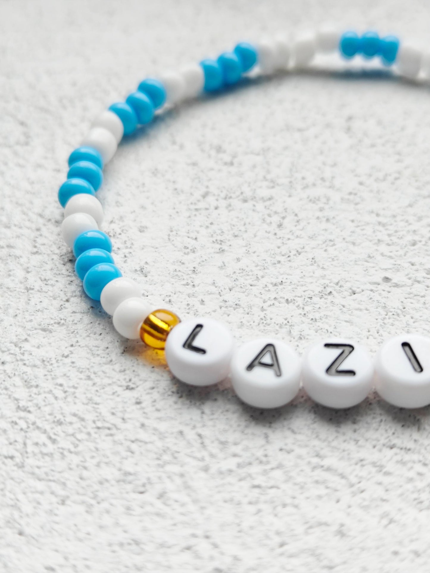 Lazio Serie A bead bracelet