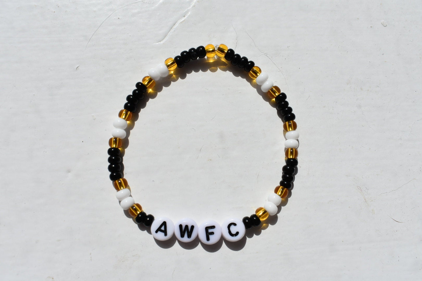 Arsenal Women Football Club bead bracelet (AWFC)