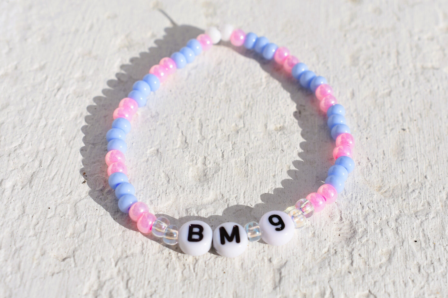 Arsenal football bead bracelet with player personalisation