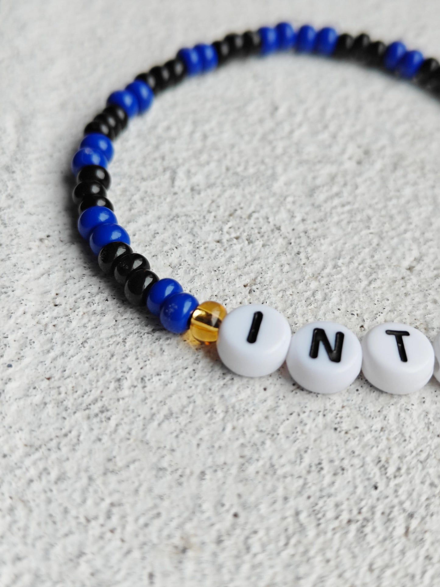 Inter Milan bead bracelet
