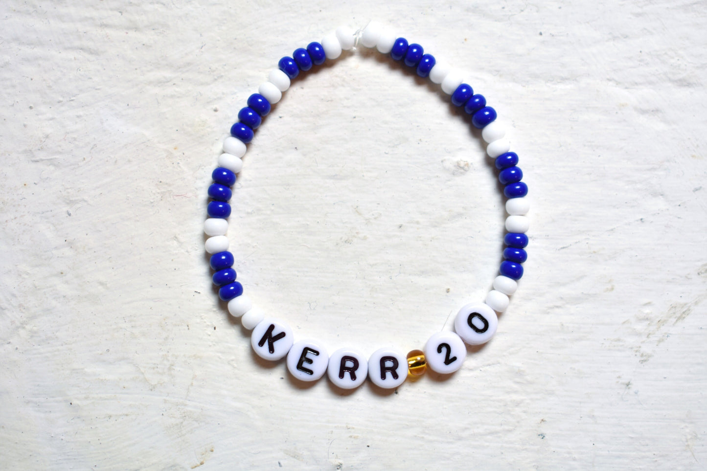 Chelsea FC Bracelet - Blue Beaded Stretch Football Fan Jewelry - Handmade Soccer Gift for Him or Her - Premier League Team and WSL Supporter