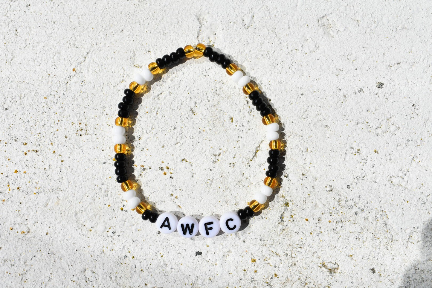 Arsenal Women Football Club bead bracelet (AWFC)