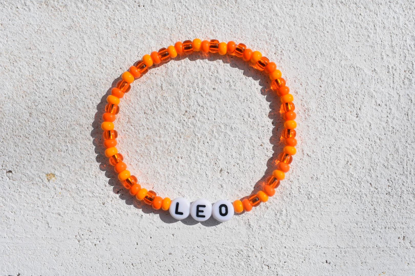 Personalized Star Sign Bead bracelet