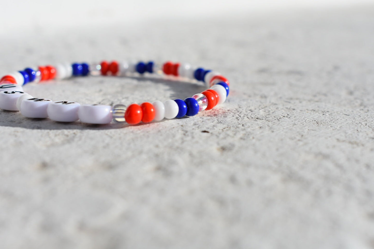 United States Women's National Team (USWNT) bead bracelet