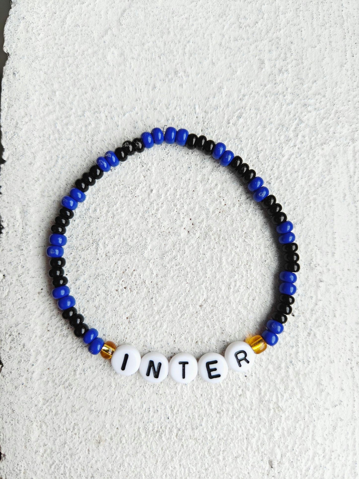 Inter Milan bead bracelet