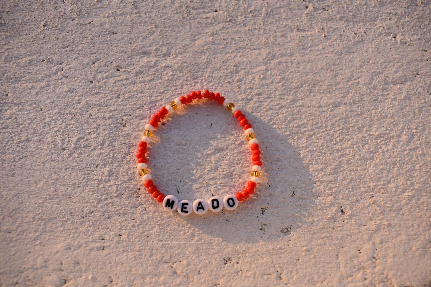 Arsenal player bead bracelet
