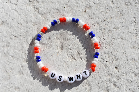 United States Women's National Team (USWNT) bead bracelet