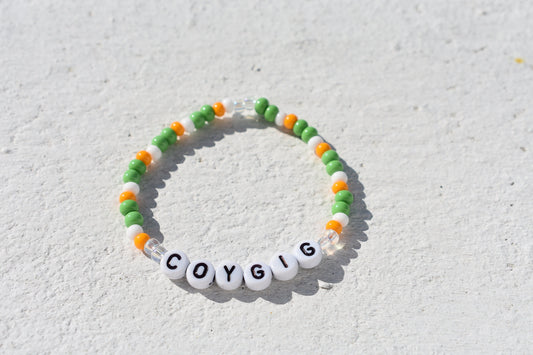 Ireland Colors Womens Soccer COYGIG Bead Bracelet