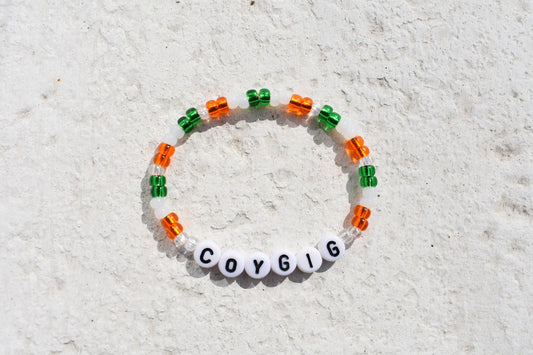 Ireland Colors Womens Soccer COYGIG Bead Bracelet