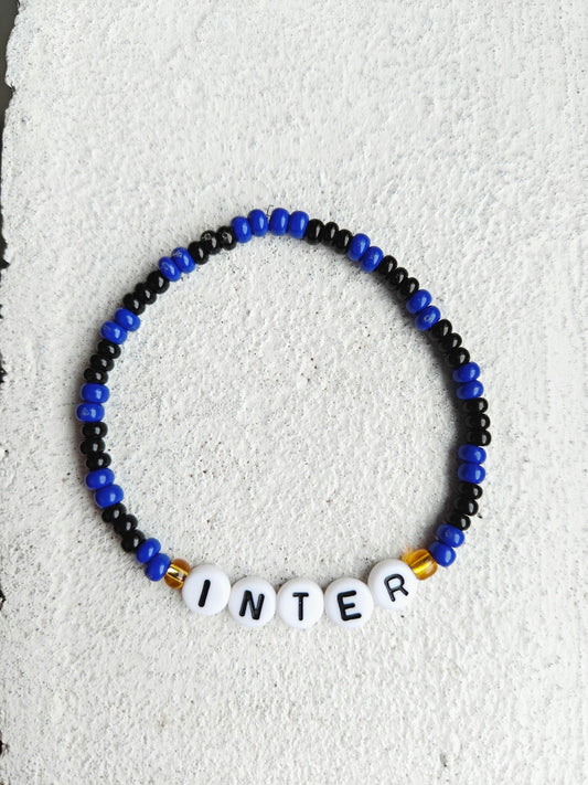 Inter Milan bead bracelet