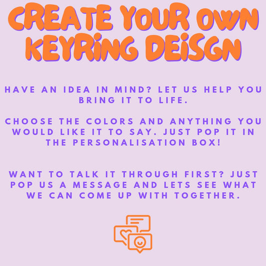 Create your own custom design of Keyring